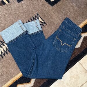 Kimes Ranch Dark Blue Straight Leg Jeans